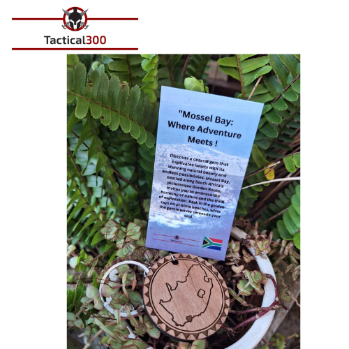 Mossel Bay Wood Keyring