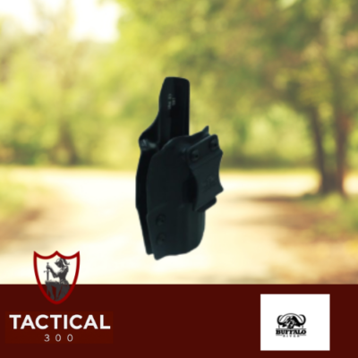Buffalo River IWB Kydex Holster for CZP07 – black, right-hand draw, slim and durable design for comfortable concealed carry.