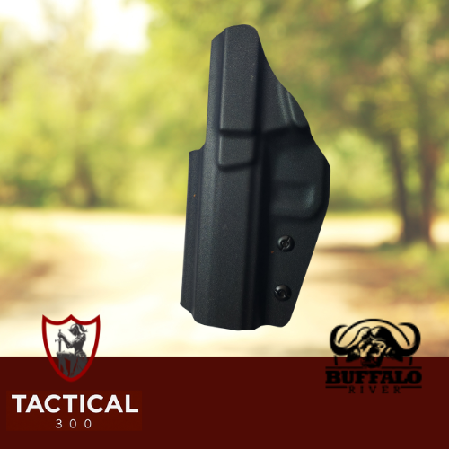 “Buffalo River IWB Kydex Holster for CZ Shadow 2 Compact, right-handed concealed carry holster.”