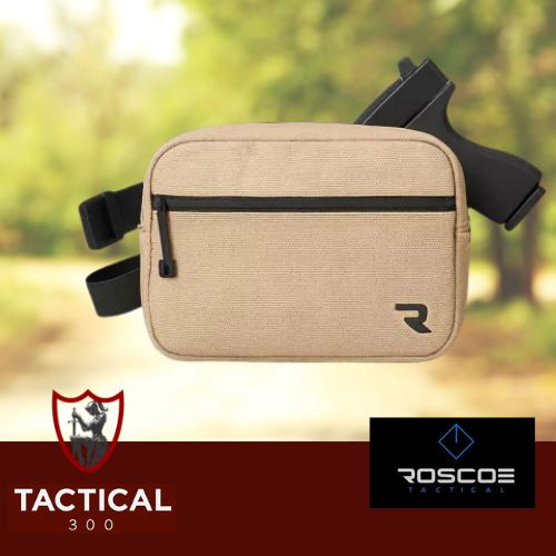"Tactical 300 EDC Pistol Carry Bag with quick pull-down draw system – fast access concealed carry bag"