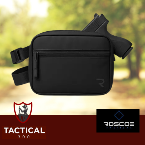 Tactical 300 EDC Pistol Carry Bag with quick pull-down draw system – fast access concealed carry bag"