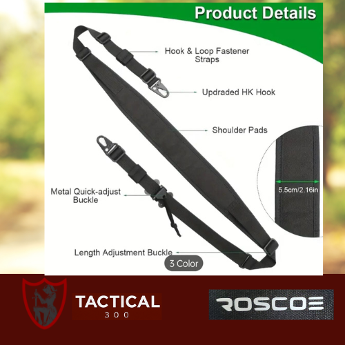 two-point sling, rifle sling, tactical weapon retention