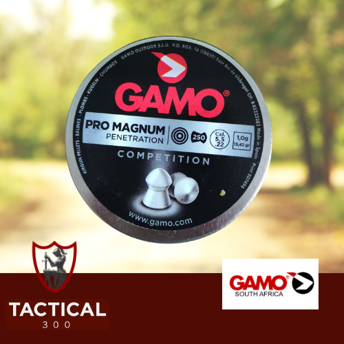 Gamo Pro-Magnum 5.5mm air rifle pellets tin 250 pack