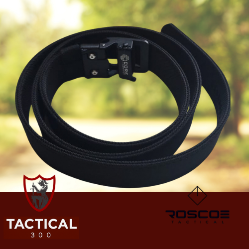 TACTYX Tactical EDC Belt with adjustable low-profile design and secure buckle