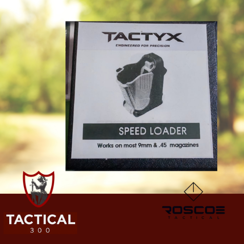 Roscoe Tactical Tactyx Speed Loader for most 9mm and .45 magazines